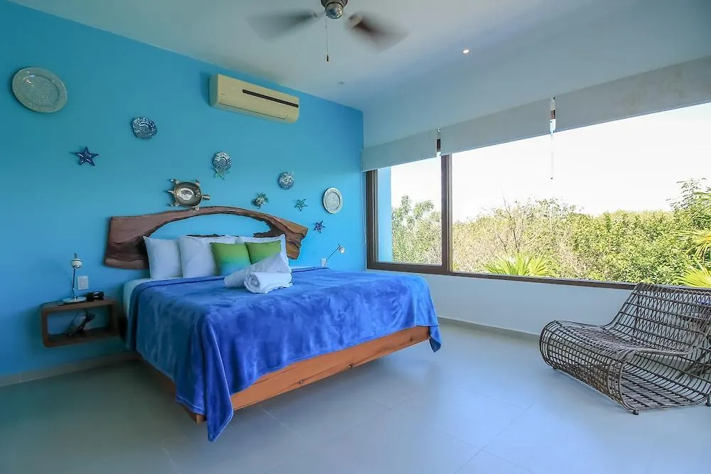 Luxury Home With Rooftop Steps Away From Beach By Olahola Akumal